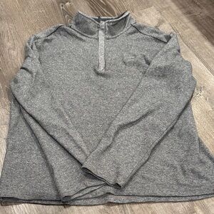 Calvin Klein Men’s Size L Gray Quarter-Zip Sweater